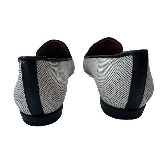 Jon Josef Women’s Palm Tree Embroidery Natural Linen Loafer Flat-New Size 7.5 - Picture 3 of 5